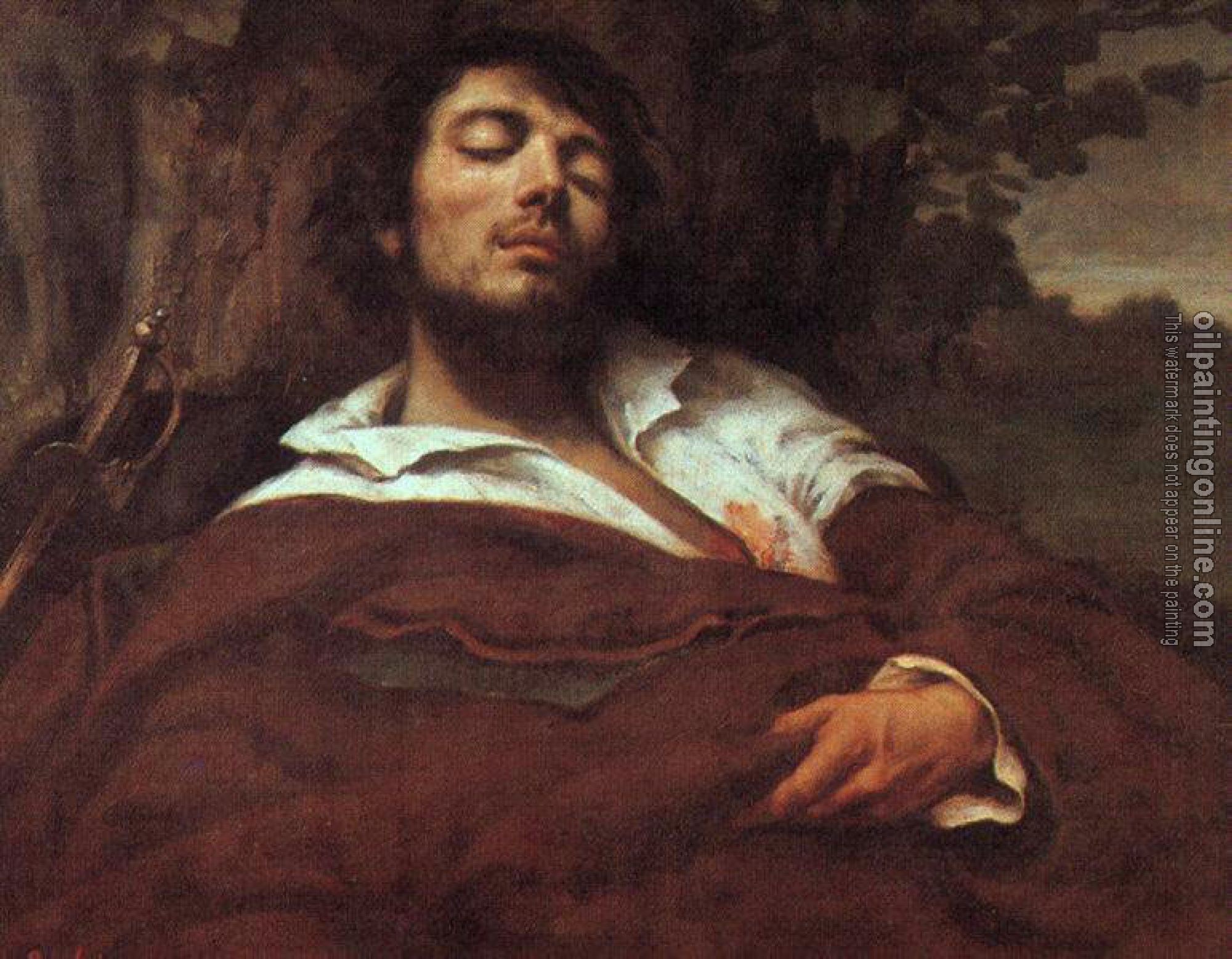 Courbet, Gustave - Wounded Man